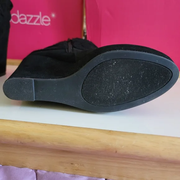 Shoedazzle Lacey Ankle Booties Size 9 - Picture 7 of 10